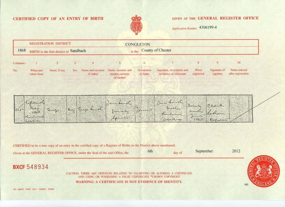 Birth Records/George Smith Birth.jpg